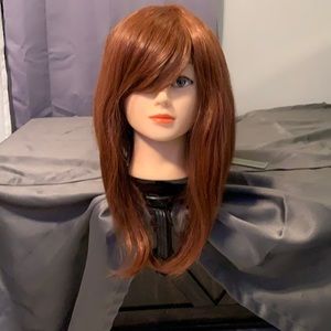Synthetic copper wig